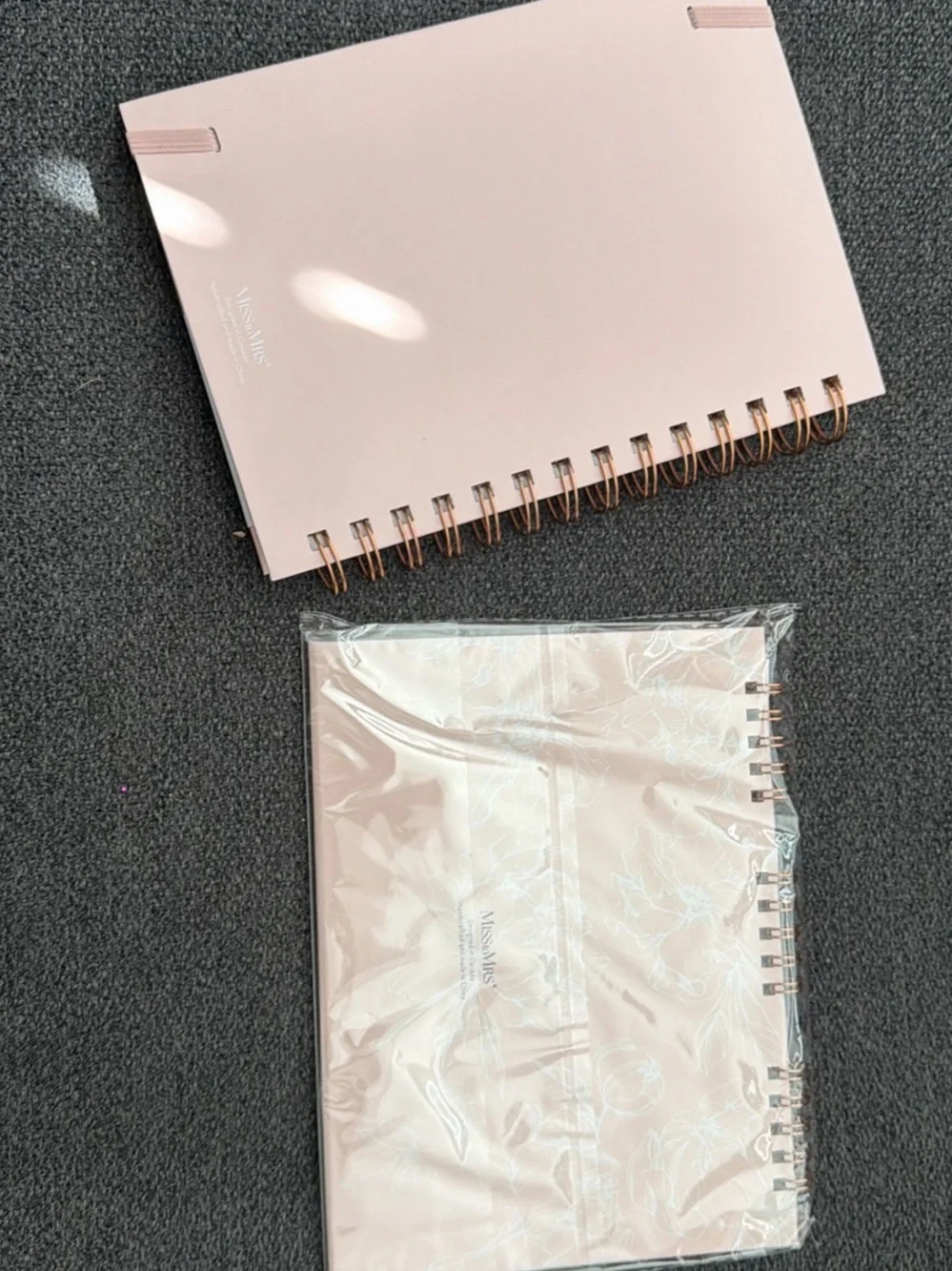Pink Spiral Planner & Notebook - Elegant Home Organizer